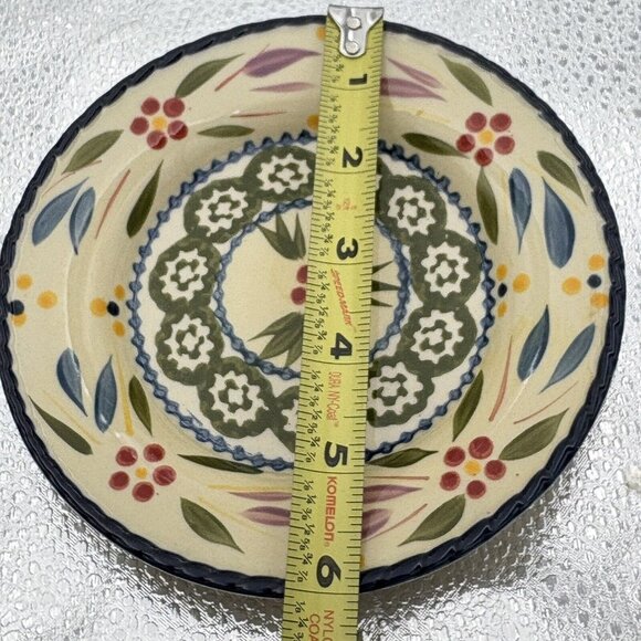 Temptations By Tara Mugs Desert Plate Set Of 8 Ovenware‎ Old World Blue **Read - Picture 7 of 16